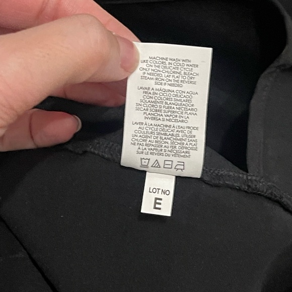 CAbi Dinner Trousers #4130 High Rise Rear Zip Tapered Leg Pants Black Stretch 4 - Picture 10 of 12